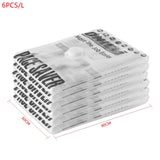 6PCS Convenient Vacuum Bag Storage Organizer Transparent Clothes Organizer Seal Compressed Travel Saving Space Bags Package