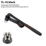 Mini Double Ended Quick Socket Ratchet Wrench Screwdriver Hex Torque Wrenches Hand Repair Tools