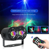 Laser Lights Dream Northern Lights Projection Flash Sound-Controlled Party Ambient Lights Black