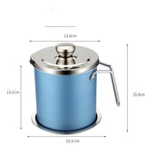 Stainless steel kitchen oil filter