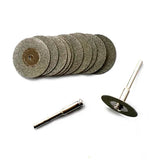 30PCS Burs 12PCS Dia Saw Blades For Dremel Electric Grinder Power Accessories Abrasive Drill Bit Rotary Tool Set