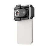 APEXEL Mobile Microscope Lens LED/ UV Lights Built-in CPL Filter Battery with Universal Phone Clip for iOS Android