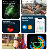 Smart Electronic Bracelet - 2208A Heart Rate, Blood Pressure Monitor, Pedometer, Waterproof Sport Fitness Tracker for Men and Women
