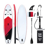 Inflatable Surfboard with Pump - Stand Up Racing Paddle PVC Surfing Board for Outdoor Water Sports