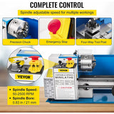 DIY Woodworking Polishing Punch Tools Grinding Cutting hine Mini Manual Lathe