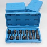 1/2-inch Impact Socket Bit 10Pcs 1/2" Drive TORX Screwdriver Bits T30-T80 Sizes Torx Key Wrench Tools Set for Repair