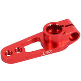 5PCS Aluminum Alloy 31mm 25T Steering Servo Arm Horn for Futaba Sakura D4 1/10 RC Drift Car Crawler Parts,Red