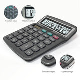 Desktop 12 Digit Large Solar Power and LCD Display Big Button Calculator Suitable Office School Home for Kids
