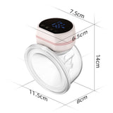 Wearable Low Noise Electric Hands Free Portable Integrated Breast Pump Comfort Milk Collector BPA-free
