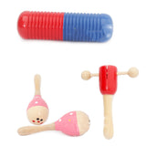 22 PCS Orff Musical Instruments Set Children Early Childhood Music Percussion Toy Combination Kindergarten Teaching Aids