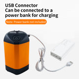 3600/4800/7800mAhPortable Camp Electric Shower Pump IPX7 Waterproof with Digital Display for Camping Hiking Travel