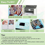 76Pcs Blanks Products Sublimation Bundle With Metal Chain ,For Custom Design Work,Gifts