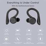 Earphone High Power Mini Sports Headphones Noise Cancelg in-ear Bluetooth Headset IPX7 Stereo Earbuds 20 Hours Head Phones