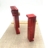 Wood Ruled Carpenter Ruler Gauge Woodworking Tools Sawtooth Carpenter Ruler Gap Gauge Measuring Tool