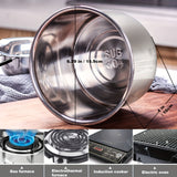 1 Set Double Boiler Pot Set, Stainless Steel Melting Pot With Silicone Spatula For Melting Chocolate