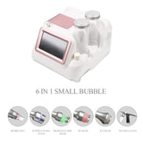 Hydrogen Oxygen Small Bubble RF Beauty Hydrafacial Machine Face Lifting Dermabrasion Device Skin Scrubber Facial Spa
