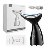 3 Colors LED Photon Therapy Skin Care Neck Anti Wrinkle Reduce Double Chin EMS Tighten Beauty Device Facial Neck Lift Massager