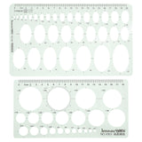 2pcs Circle Stencil Templates Drawing Mold Reusable Craft Template For Diy Circle Mold Craft Painting Template Stencil For Painting