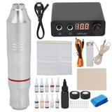 Tattoo Pen Set Motor Tattoo Machine Kit Foot Pedal Professional Transfer Paper Power Supply for Novice for Tattoo Salon