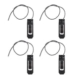 VILLCASE Sup Split Surfer Paddle Board Fin Clip Surfboard Tail Clip  Buckle Surfboard Accessories (Black)