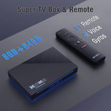 H96 MAX TV Android 11.0 8GB RAM 64GB ROM RK3566 Support 8K 24fps 2.4G/5G WiFi 1000M Media Player Set Top Box