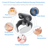 Smart 4D 6 Modes Electric Massager Pulse Back Power Control Far Infrared Neck Massage Pro Pain Relief Tool Health Care