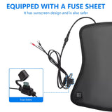 Cushion 12V Electric Heated Seat Pad for Motorcycle Waterproof 3 Levels Intelligent Temperature Control