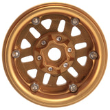 4PCS 240G/Pcs Heavy Brass Beadlock 1.9 Hub Wheel Rim For 1/10 RC Crawler Car Traxxas TRX-4 Axial SCX10 RC4WD D90