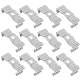 50pcs Lamp Clamp T8 Socket Bulb Lamp Clamp Fluorescent Lamp Clamp Fixing Clamp