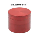 CRUSHER 40/50/63mm Dry Herb Grass Tobacco Grinder Zinc Alloy 4 Laye Manual Spice Herbal Grinders for Smoking Accessories
