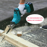 18V Cordless Electric Reciprocating Saw For Variable Speed Metal Wood Cutting Tool AC 110V-240V No Battery In
