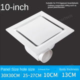 6/8/10inch Bathroom Exhaust Fan Ceig Ventilator Window Wall Mounted Replacement Airw Extractor Household Pipe Duct Fans