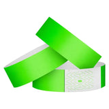 Waterproottendance Bracelets Fade-resistant 100pcs Waterproof Synthetic Paper Wristbands Events for Amusement