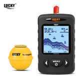 menu Russian Menu Wireless Sonar Portable Fish Finder Sensor Echo Sounder Alarm River Lake Sea Bed Live 135ft/45M