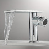 1pc Bathroom Single Lever Sink Faucet, Crane Brass Sink Faucet, Hot And Cold Water Tap, Bathroom Accessories