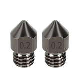2pcsmk8 1.75 Reinforced 3d Printer Nozzle Size 0.2 0.3 0.4 0.5 0.6 0.8 1mm