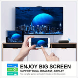 Smart TV Box Allwinner CPU de cuatro núcleos, 4K Streaming Media Player con Wi-Fi, Netflix YouTube Compatible