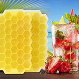 Trays,2 Pack Silicone Ice Square Molds With Lids,74-Ice Trays,For Whiskey,tail,Chilled Drinks