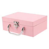 Solid Color Paper Suitcase Storage Box with Handle Portable Sundries Storage Case Multi-use Storage Box Paper Wrapping Box