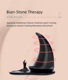 Home use adjustable vibration acupoint massage hot therapy EMS beauty machine massager therapy body slimming equipment