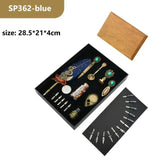 Fountain Pen Set, Retro Sprinkg Feather Pens Calligraphy Writing Dip Kit with Wax Seal Stamp & Replace Nibs, Gift Box