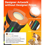 2024 Release Pet Repeller Ultrasonic Training Rechargeable Anti Dog Bark Deterrent Device With LED Flashlight