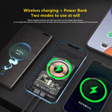 New Design 10000 mAh Wireless Magnetic Power Bank 15W Fast Charging PD22.5W Mini Portable External Battery Pack
