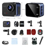 V8 WiFi Action Camera 4K 60FPS Waterproof Shockproof DV Sport Camcorders Drive Recorder Wireless HD Webcam Mini Cam