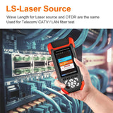 MINI OTDR NF-981 Optic Reflectometer with OPM VFL OLS Event Map Ethernet CableTester 24/22dB Optical Fiber Tester