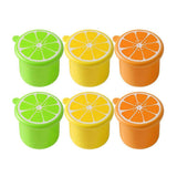 6pcs Freezer Ice Maker Reusable Plastic Sauce Cup Multi-use Food Storage Cup With Lid