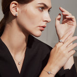 Small  One-carat Moissan Diamond Bracelet