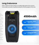 Android 10 Handheld POS PDA Terminal 1D 2D QR Barcode Scanner Reader Support 3G 4G GPS WiFi Bluetooth with 4.0 Inch Touchscreen