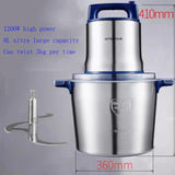 8L Commercial household electric stainless steel grinder Kitchen broken meat processing hine
