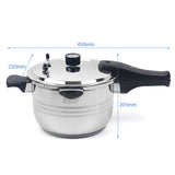 Dental Laboratory Denture Curing High Temperature Cooker Sterilization Pneumatic Polymerization Pot With Pressure Gauge